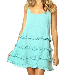 Aqua Dress Seafoam Summer Cover-up